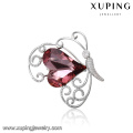 00084 top quality well design magnetic brooch pin Crystals from Swarovski, heart shaped crystal for women